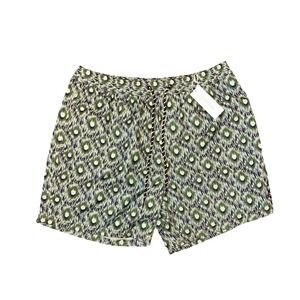 Outerknown Green Patterned Athletic Shorts